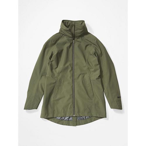 Marmot Lea Jackets - Womens Rain Jacket Green CA3298467 Canada